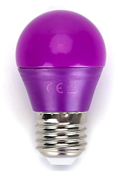 LED Žiarovka G45 E27/4W/230V fialová - Aigostar