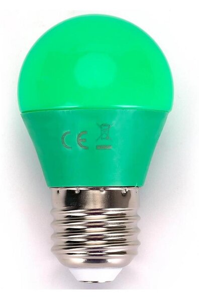 LED Žiarovka G45 E27/4W/230V zelená - Aigostar