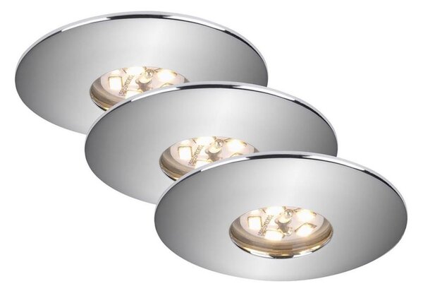 Briloner 7240-038 - SADA 3x LED Kúpeľňové svietidlo ATTACH LED/1,8W/230V IP44