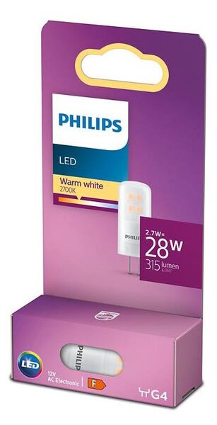 LED Žiarovka Philips G4/2,7W/12V 2700K