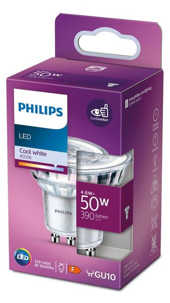 LED Žiarovka Philips GU10/4,6W/230V 4000K