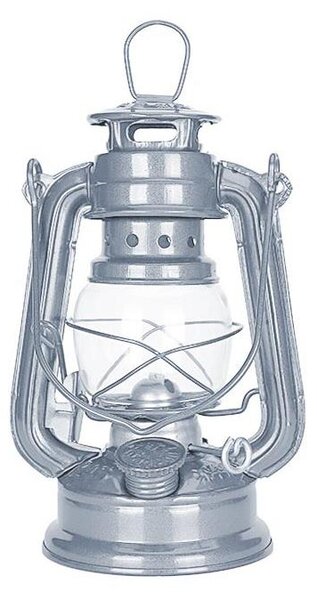 Brilagi - Petrolejová lampa LANTERN 19 cm strieborná