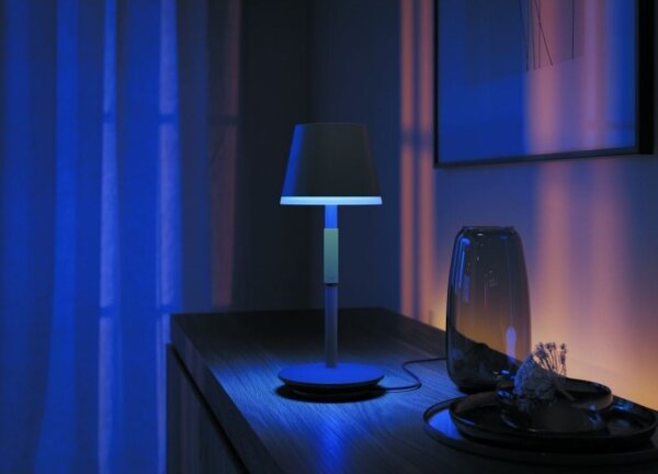 Philips-LED RGBW Stmievateľná dotyková lampa Hue GO LED/6,2W/230V 2000-6500K IP54