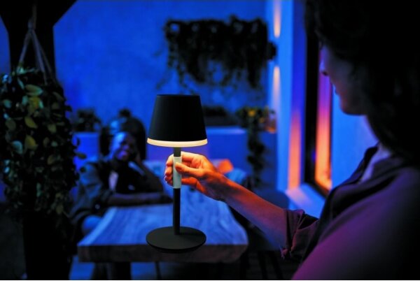 Philips-LED RGBW Stmievateľná dotyková lampa Hue GO LED/6,2W/230V 2000-6500K IP54