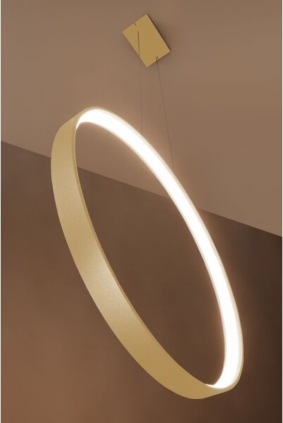Thoro TH.175 - LED Luster na lanku RIO LED/50W/230V CRI90 3000K pr. 78 cm zlatá