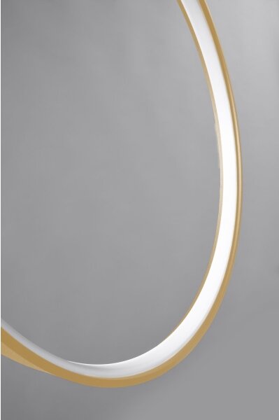 Thoro TH.221 - LED Luster na lanku RIO LED/30W/230V CRI95 4000K pr. 55 cm zlatá