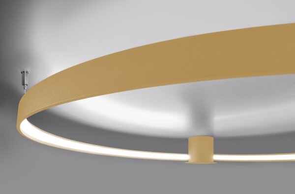 Thoro TH.223 - LED stropné svietidlo RIO LED/30W/230V CRI 98 4000K priemer 55 cm zlaté