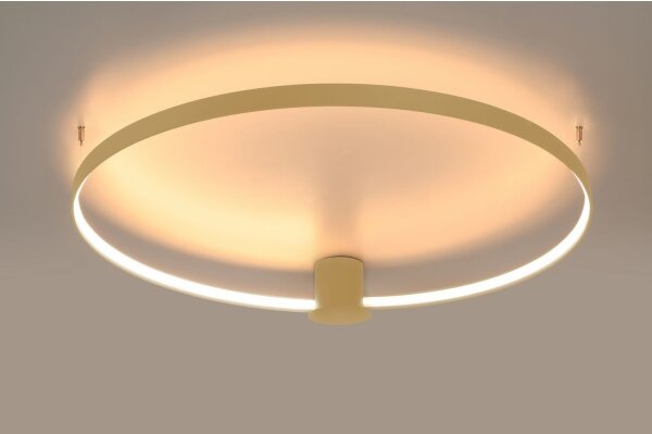 Thoro TH.224 - LED Stropné svietidlo RIO LED/50W/230V CRI90 3000K pr. 78 cm zlatá