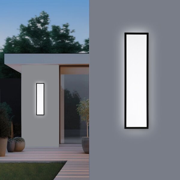 Brilagi- LED Kúpeľňové stropné svietidlo FRAME LED/40W/230V 120x30 cm IP44 čierna