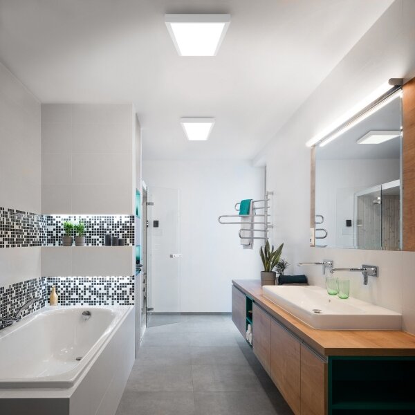 Brilagi - LED kúpeľňové svietidlo FRAME LED/50W/230V 3000/4000/6000K IP44 biela