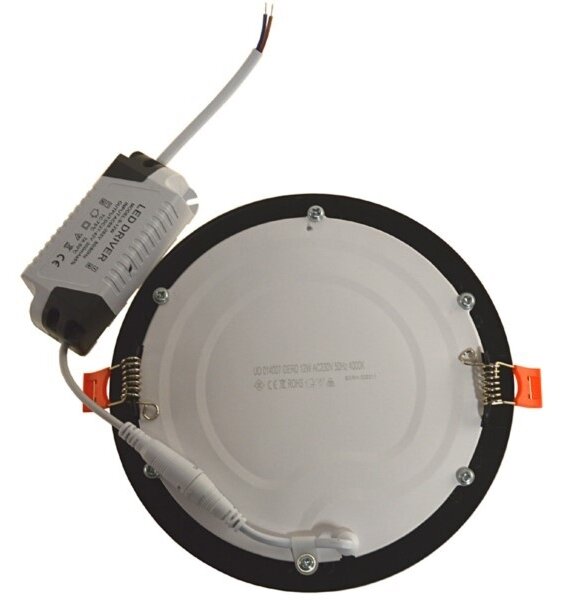 LED Podhľadové svietidlo GERD LED/12W/230V 4000K čierna