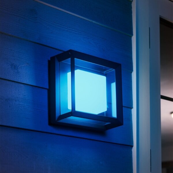 Philips 17438/30/P7 - LED RGB Vonkajšie svietidlo Hue ECONIC LED/15W/230V IP44