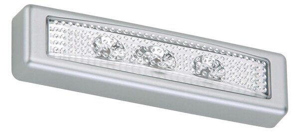 Briloner 2689-034-LED Dotykové orientačné svietidlo LERO LED/0,18W/3xAAA strieborná