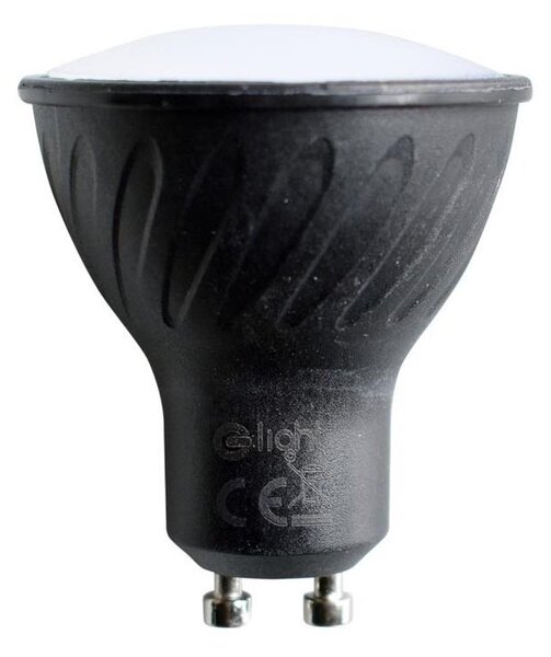 LED Žiarovka GU10/6W/230V 3000K čierna