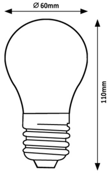 Rabalux 79019 - LED Žiarovka FILAMENT A60 E27/7W/230V 3000K