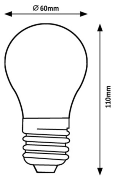 Rabalux 79017 - LED Žiarovka FILAMENT A60 E27/4W/230V 3000K