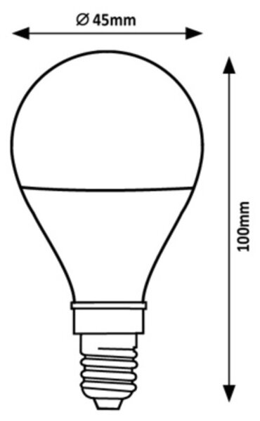 Rabalux 79013 - LED Žiarovka FILAMENT G45 E14/2W/230V 3000K