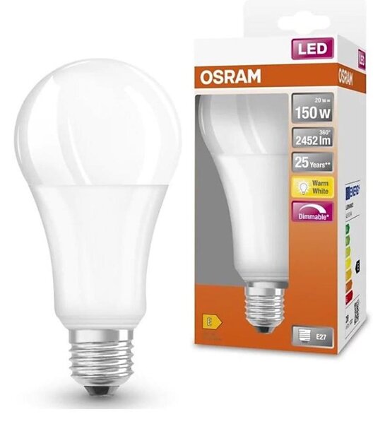 LED Stmievateľná žiarovka SUPERSTAR E27/20W/230V 2700K - Osram