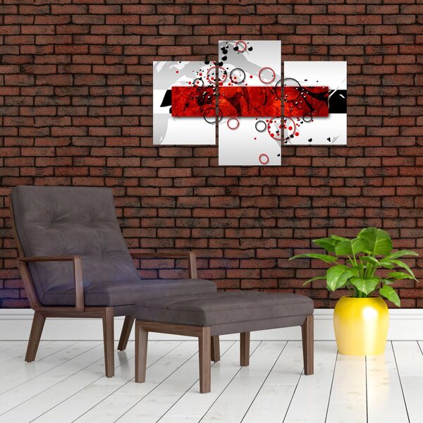 Obraz abstrakcie (90x60 cm)