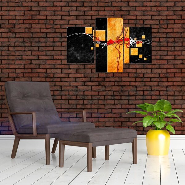 Abstraktný obraz - Tanečnice (90x60 cm)