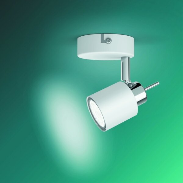 Philips - Bodové svietidlo MERANTI 1xGU10/35W/230V biela