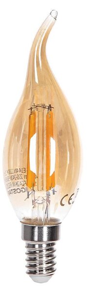 LED Žiarovka FILAMENT C35 E14/4W/230V 2200K - Aigostar