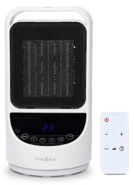 Nedis HTFA22WTW - Ventilátor s výhrevným telesom 1000/1500W/230V Wi-Fi Tuya + DO