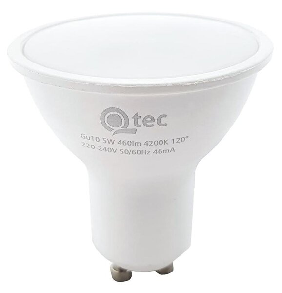 LED Žiarovka Qtec GU10/5W/230V 4200K