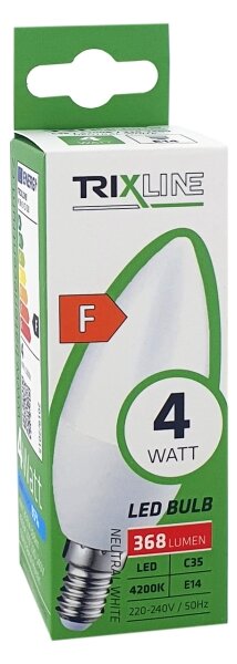 LED Žiarovka C35 E14/4W/230V 4200K