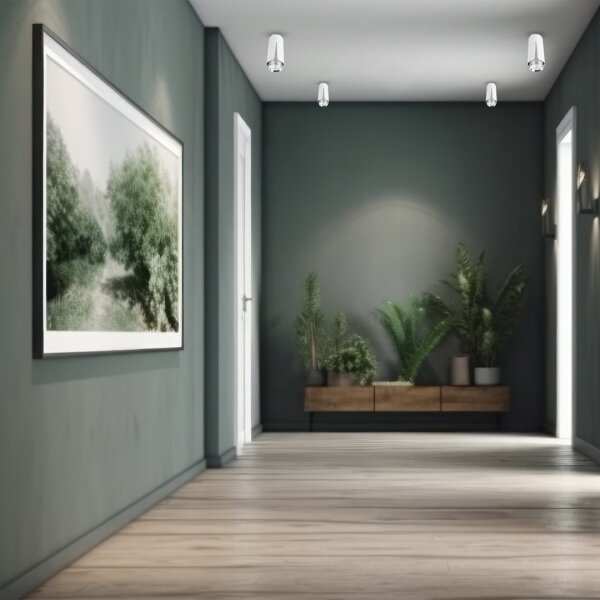 Bodové svietidlo FLOWER 1xGU10/8W/230V biela