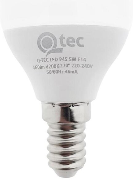LED Žiarovka Qtec P45 E14/5W/230V 4200K