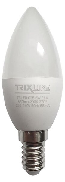 LED Žiarovka C35 E14/6W/230V 4200K