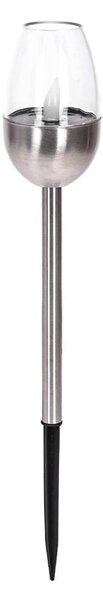 Aigostar - LED Solárna lampa LED/0,006W/1,2V 38,2cm chróm 2700K IP44