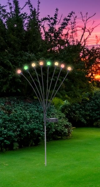 Globo 336090-8RGB - LED RGB Solárne svietidlo SOLAR 8xLED/0,06W/3,2V IP44