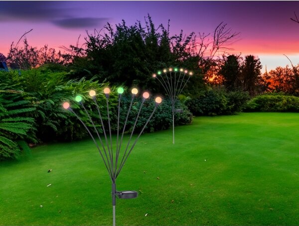 Globo 336090-8RGB - LED RGB Solárne svietidlo SOLAR 8xLED/0,06W/3,2V IP44