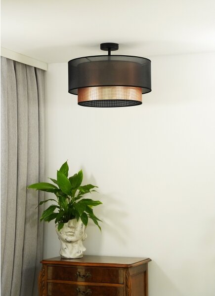 Duolla - Prisadený luster COPPER SHINY 1xE27/15W/230V pr. 45 cm hnedá/medená
