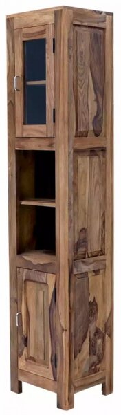 Skrinka do kúpeľne Suri 40x190x35 indický masív palisander