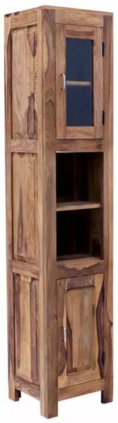 Skrinka do kúpeľne Suri 40x190x35 indický masív palisander