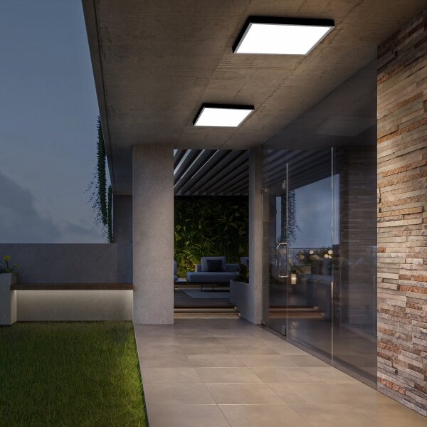 Brilagi - LED Kúpeľňové svietidlo FRAME LED/50W/230V 3000/4000/6000K IP44 čierna