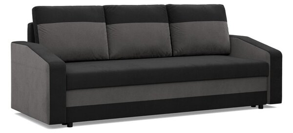Veľká rozkladacia pohovka HEWLET MODEL 2 Čierna/sivá