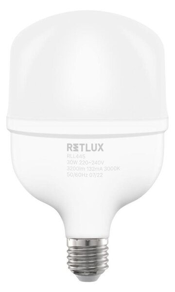 Retlux - LED Žiarovka T100 E27/30W/230V 3000K