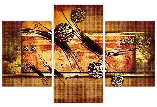 Obraz abstrakcie (90x60 cm)