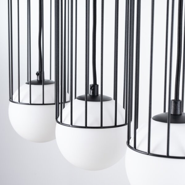 Sollux SL.1334 - Luster na lanku BRINA 3xG9/8W/230V čierna