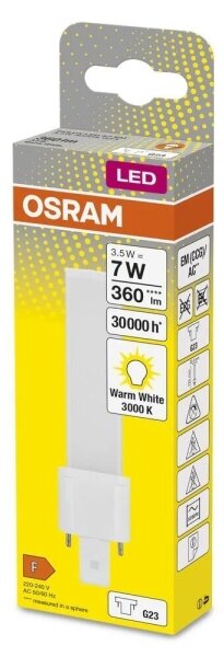 LED Žiarovka G23/3,5W/230V 3000K - Osram
