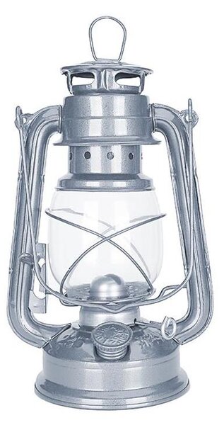 Brilagi - Petrolejová lampa LANTERN 24,5 cm strieborná