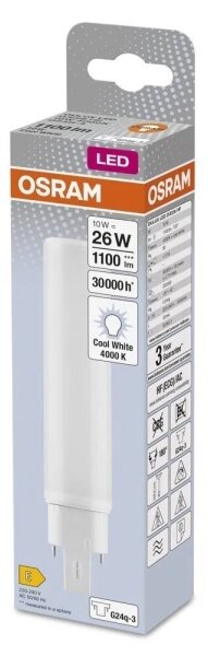 LED Žiarovka G24q-3/10W/230V 4000K - Osram