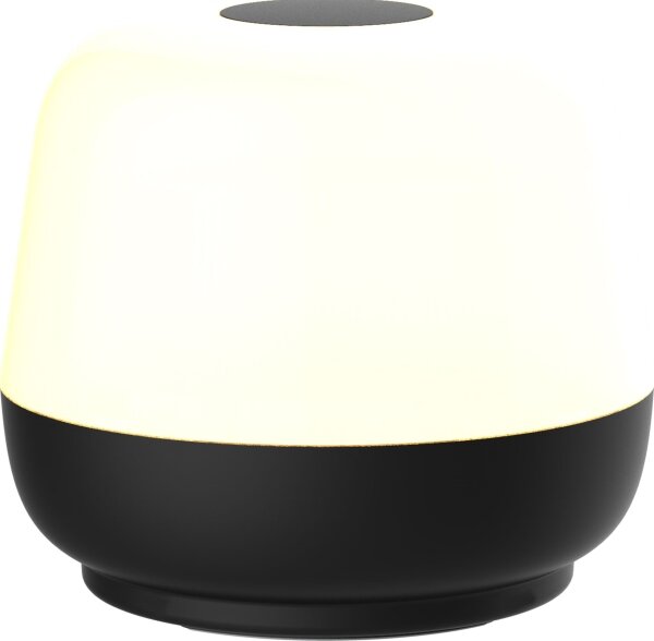 LED Stmievateľná stolná lampa SAMBA LED/1,2W/5V USB 1200 mAh IP44 čierna