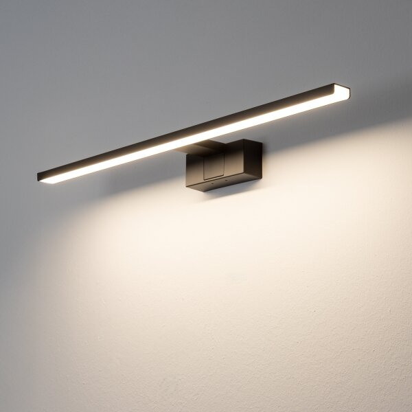 Aigostar - LED zrkadlové osvetlenie do kúpeľne LED/12W/230V 4000K 60 cm IP44 čierne