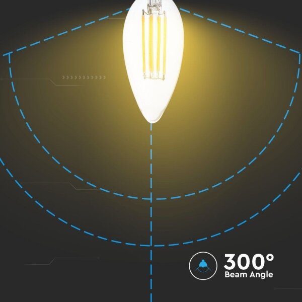 LED Žiarovka FILAMENT E14/4W/230V 3000K