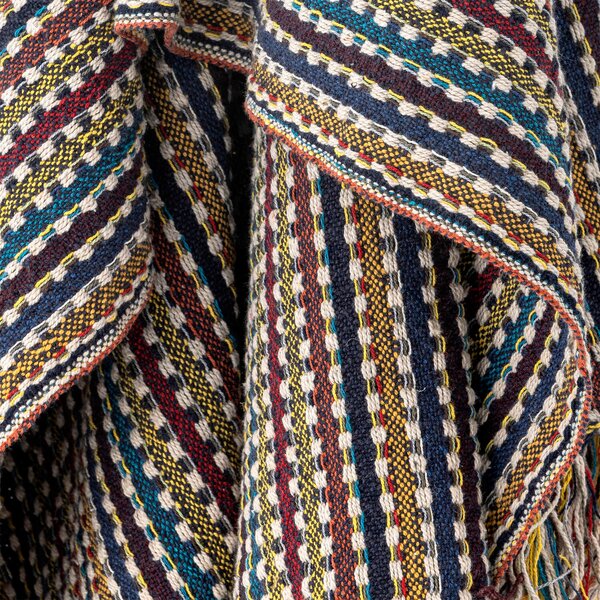 MUZZA Deka Lazzo 160 x 130 cm modrý